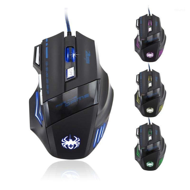 New Version 5500 DPI 7 Buttons USB LED Low noise Portable Ergonomic Computer Silent For PC OptIcal Wired Gaming Game Mouse Mice1
New Version 5500 DPI 7 Buttons USB LED Low noise Portable Ergonomic Computer Silent For PC OptIcal Wired Gaming Game Mouse Mice1
