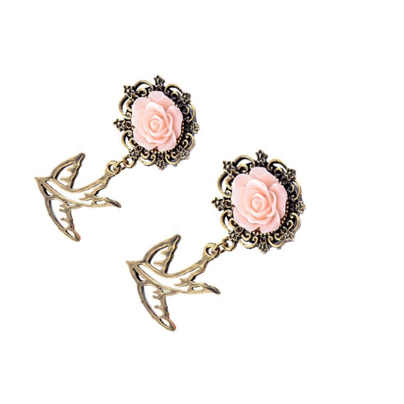 Earring Rose Swallow Ear Classic Generous Jewelry Decorations Girls Gift Lady Woman Ornaments Present Elegant
Earring Rose Swallow Ear Classic Generous Jewelry Decorations Girls Gift Lady Woman Ornaments Present Elegant