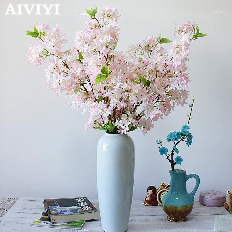 Foreign trade excellent product artificial lilac flower bridal bouquet cherry blossom silk fake flower wedding DIY home deco1, Pink
Foreign trade excellent product artificial lilac flower bridal bouquet cherry blossom silk fake flower wedding DIY home deco1, Pink