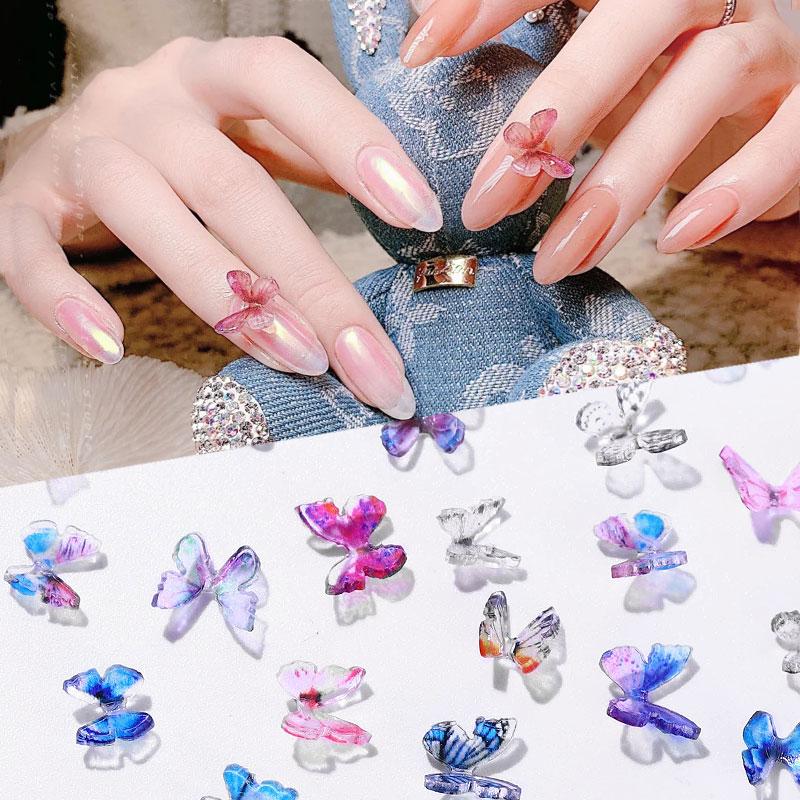 2Pcs DIY Handmade Butterfly Designs Nail Tips Decoration Colorful Butterfly Fairy Bling Nail Art Rhinestone Manicure Accessories
2Pcs DIY Handmade Butterfly Designs Nail Tips Decoration Colorful Butterfly Fairy Bling Nail Art Rhinestone Manicure Accessories