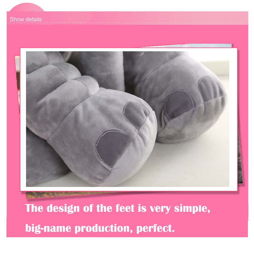 Baby Elephant Appease Pillow Kid Sleeping Back Cushion Cartoon Plush Stuffed Pillow Christmas Gift for Baby Girls Boy Gift LJ201014