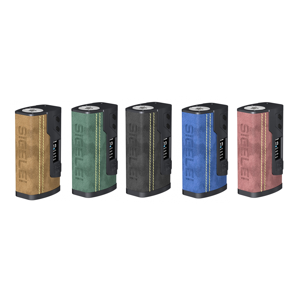 

US Warehouse Sigelei 213 Fog Box Mod 213W 18650 Battery with TFT Screen Original 510 Thread Vape Mod