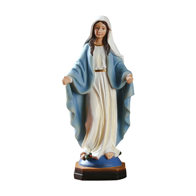 

statue Crafts 20 cm Height Resin Catholic Religious Our Lady of Grace Virgen Mary Milagrosa Sculpture Statues figurine craft supplies