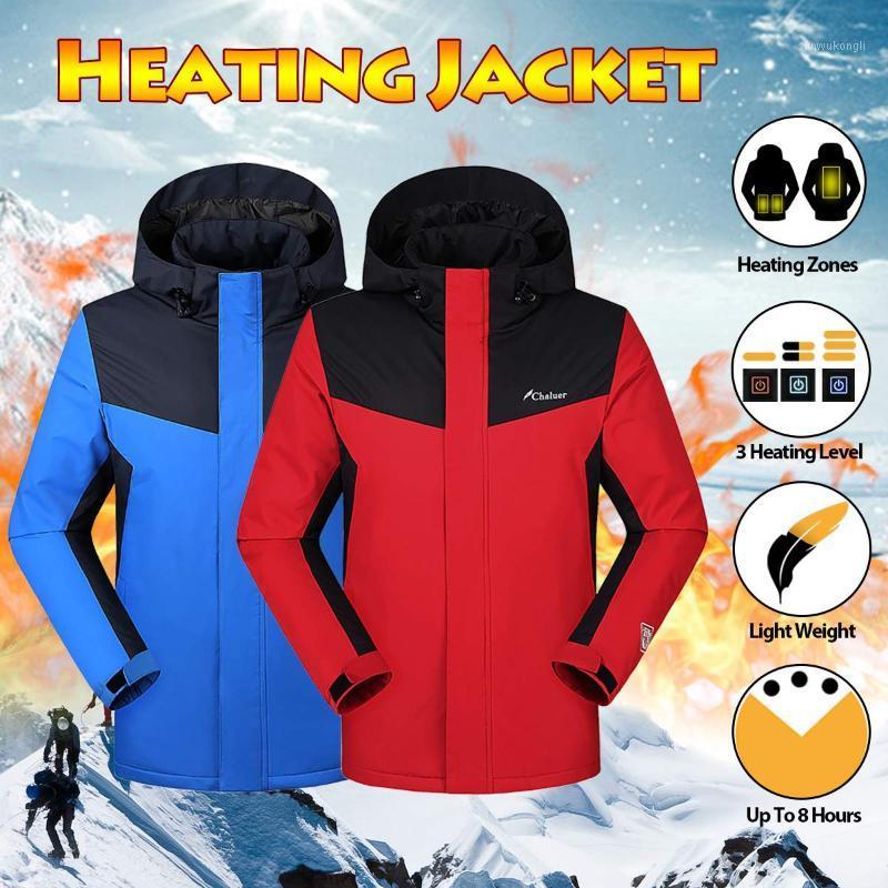 Heated Jackets Outdoor Mens Women Vest Coat USB Electric Battery Long Sleeves Heating Hooded Jackets Warm Winter ThermalClothing1, Blue
Heated Jackets Outdoor Mens Women Vest Coat USB Electric Battery Long Sleeves Heating Hooded Jackets Warm Winter ThermalClothing1, Blue