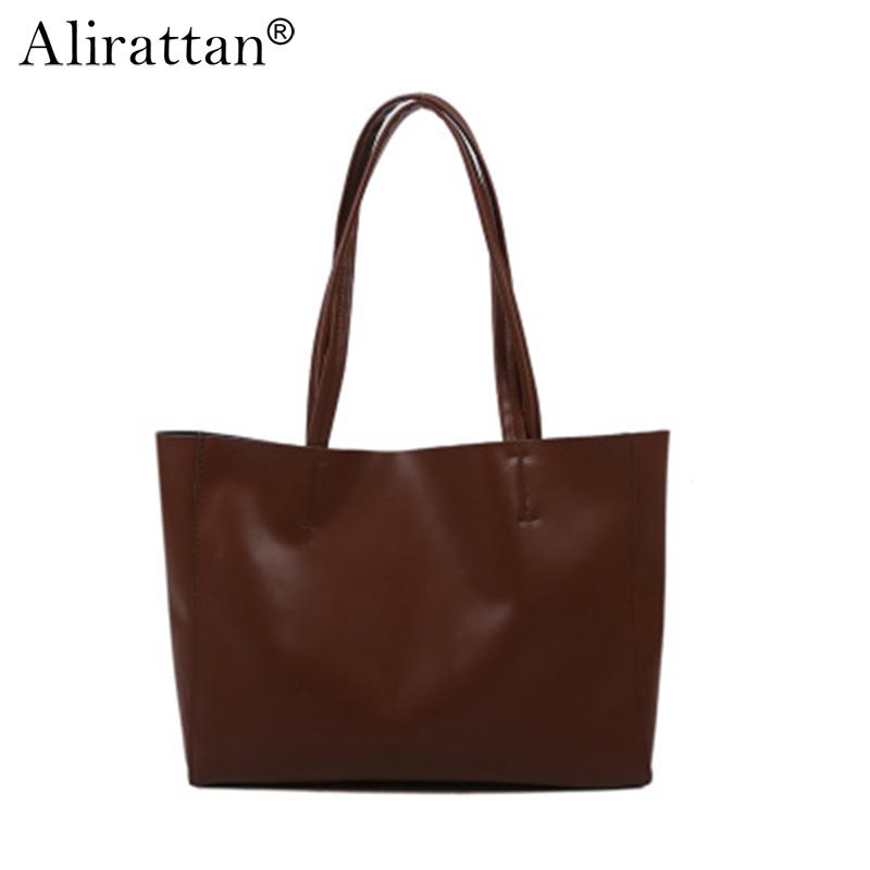 Alirattan Vintage Tote Bag For Women PU Leather Shoulder Bag Large Capacity Handle 2020 Trendy Lady Shopping Pouch Tote, Black
Alirattan Vintage Tote Bag For Women PU Leather Shoulder Bag Large Capacity Handle 2020 Trendy Lady Shopping Pouch Tote, Black