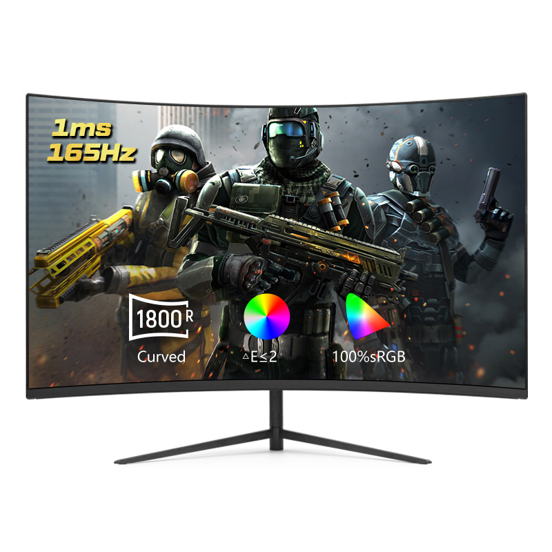 

24 Inch PC IPS Monitor 144Hz LCD Display HD 165Hz Desktop Gaming Computer Screen Flat Panel HDMI/DP