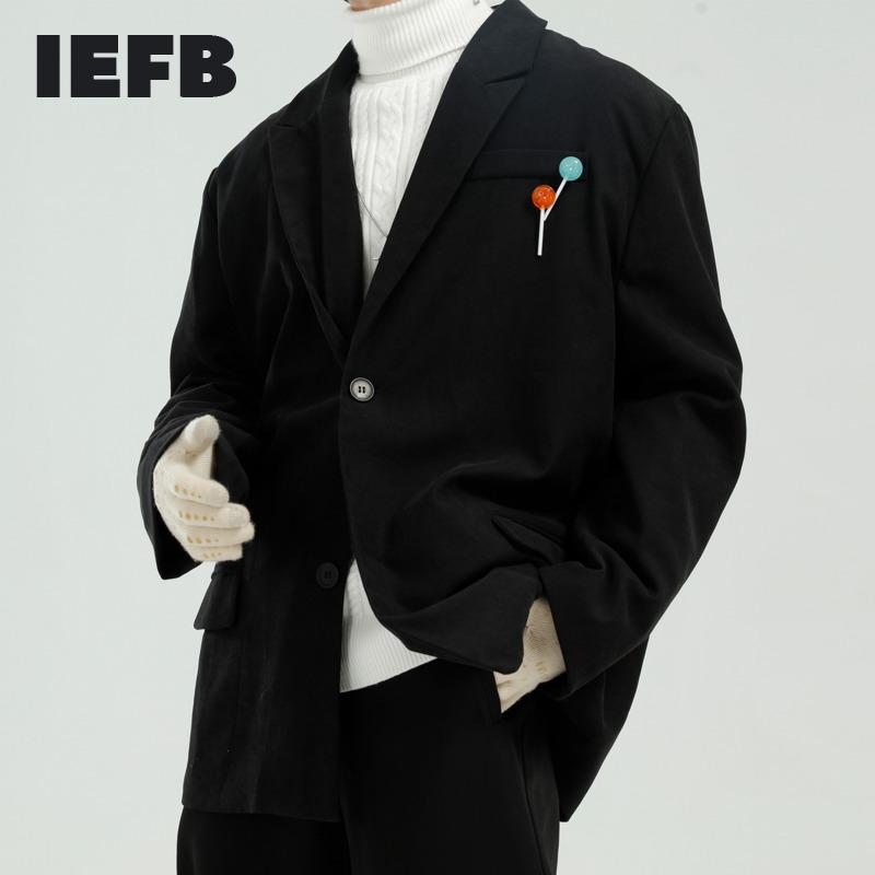 IEFB men's wear autumn winter 2020 new suit coat Korean ins handsome candy decoration casual blazers loose trend clothes 9Y4596, Black
IEFB men's wear autumn winter 2020 new suit coat Korean ins handsome candy decoration casual blazers loose trend clothes 9Y4596, Black