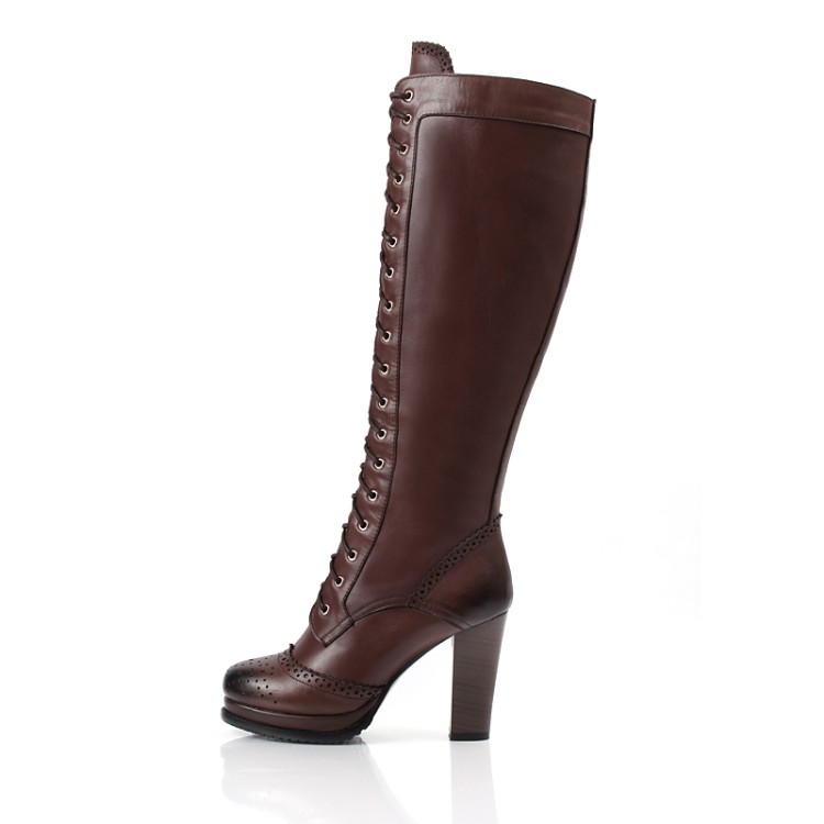 ENMAYER quality sexy winter designer women thigh boots new lace up Knee Corium boot high heel Retro Knight от DHgate WW