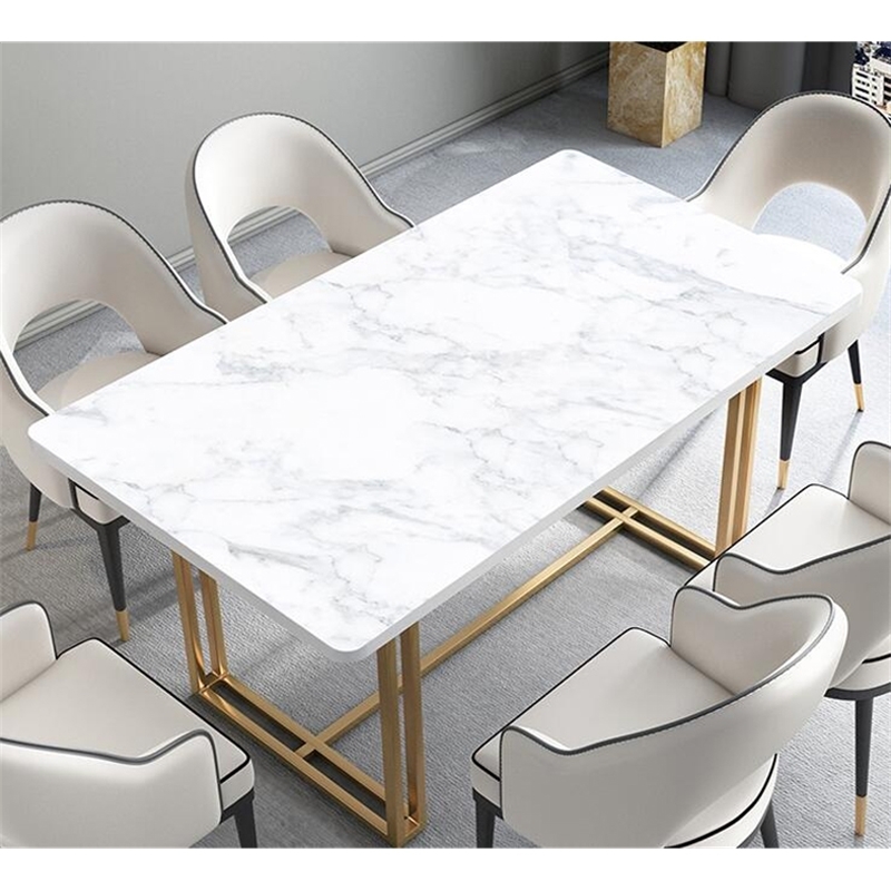 Rectangle marble texture pvc dining table covers waterproof oilproof Antiscald table pad home decor christmas tablecloths 201007