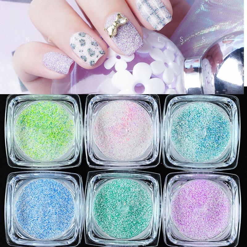 6Pcs (in one set) Diamond Dust Glitter Nail Art The Sugar for face, body and nail Iridescent White +Colorful Glitter Powder
6Pcs (in one set) Diamond Dust Glitter Nail Art The Sugar for face, body and nail Iridescent White +Colorful Glitter Powder
