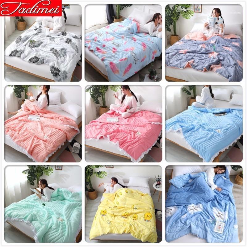 Adult Kids Child Girl Soft Cotton Summer Autumn Comforter Quilt Single Full Queen Size Bedspread 150*200 180*220 200*230 Cm1, Color 7
Adult Kids Child Girl Soft Cotton Summer Autumn Comforter Quilt Single Full Queen Size Bedspread 150*200 180*220 200*230 Cm1, Color 7