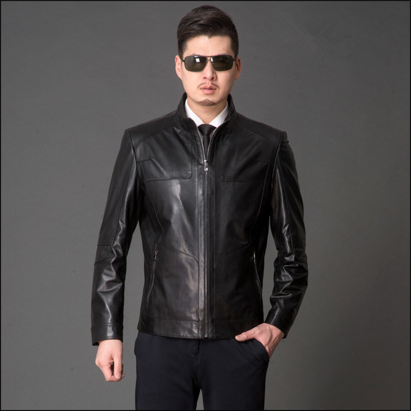Skin Genuine Sheep Jackets Chaqueta Cuero Hombre Black High Quality Male Leather Motorcycle Jacket Fy587 0gs6
Skin Genuine Sheep Jackets Chaqueta Cuero Hombre Black High Quality Male Leather Motorcycle Jacket Fy587 0gs6