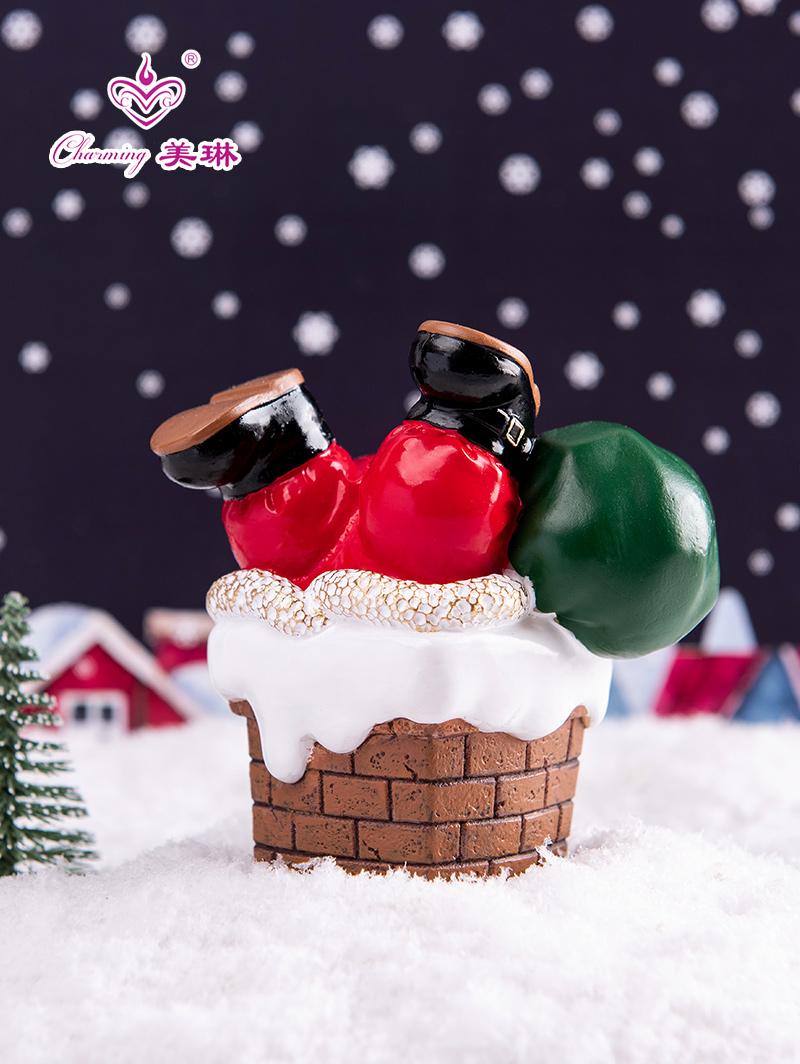 Funny Santa Claus candles, chimney-drilling Santa cake decoration candles, handmade Christmas gifts
Funny Santa Claus candles, chimney-drilling Santa cake decoration candles, handmade Christmas gifts