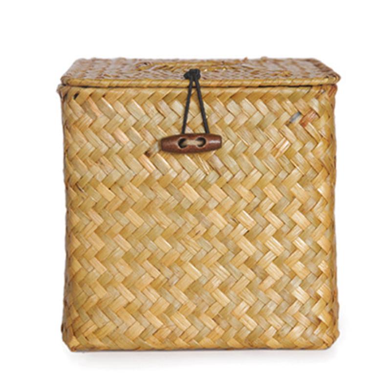 Seaweed Woven Decoration Table Home Organizer Office Tissue Box Handmade Storage Case Napkin Holder Pumping Paper Car Desktop
Seaweed Woven Decoration Table Home Organizer Office Tissue Box Handmade Storage Case Napkin Holder Pumping Paper Car Desktop