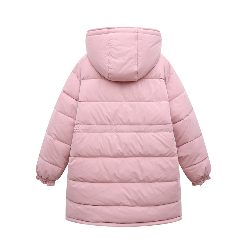 Fashion Long Hooded Parka Oversize Coat New Winter Jacket Women Casual Solid Thick Warm Parka Female Office Lady 201019