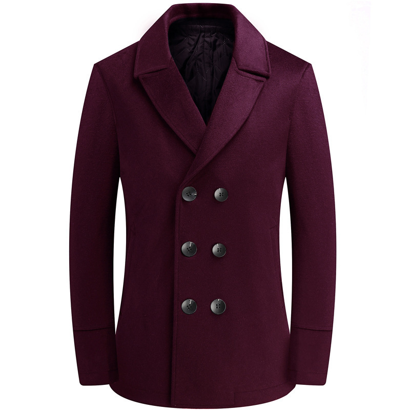 new arrival coat men high quality double breasted wool trench coat men,men's casual wool jackets plus-size M-4XL 201120