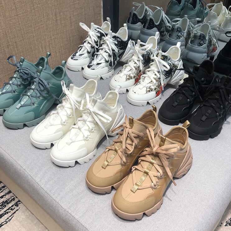 New B22 B23 Women Low Top Flat Casual Shoes Canvas Calfskin Trainers Running Shoes Obliques White Technical Knit Retro Patchwork Sneake
New B22 B23 Women Low Top Flat Casual Shoes Canvas Calfskin Trainers Running Shoes Obliques White Technical Knit Retro Patchwork Sneake