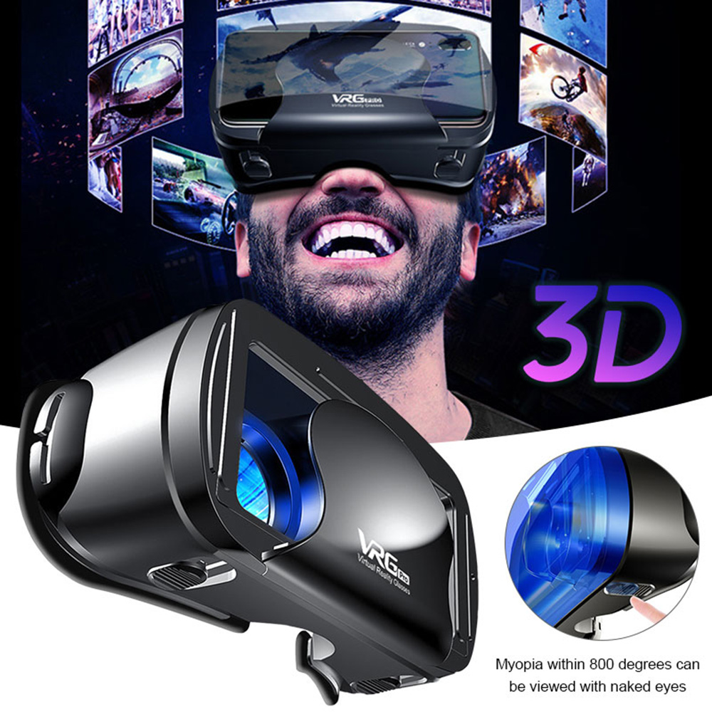 Pro 3D VR Glasses Headset Virtual Reality Full Screen Visual Wide-Angle App Video 57inch phone For YouTube Website Devices
Pro 3D VR Glasses Headset Virtual Reality Full Screen Visual Wide-Angle App Video 57inch phone For YouTube Website Devices