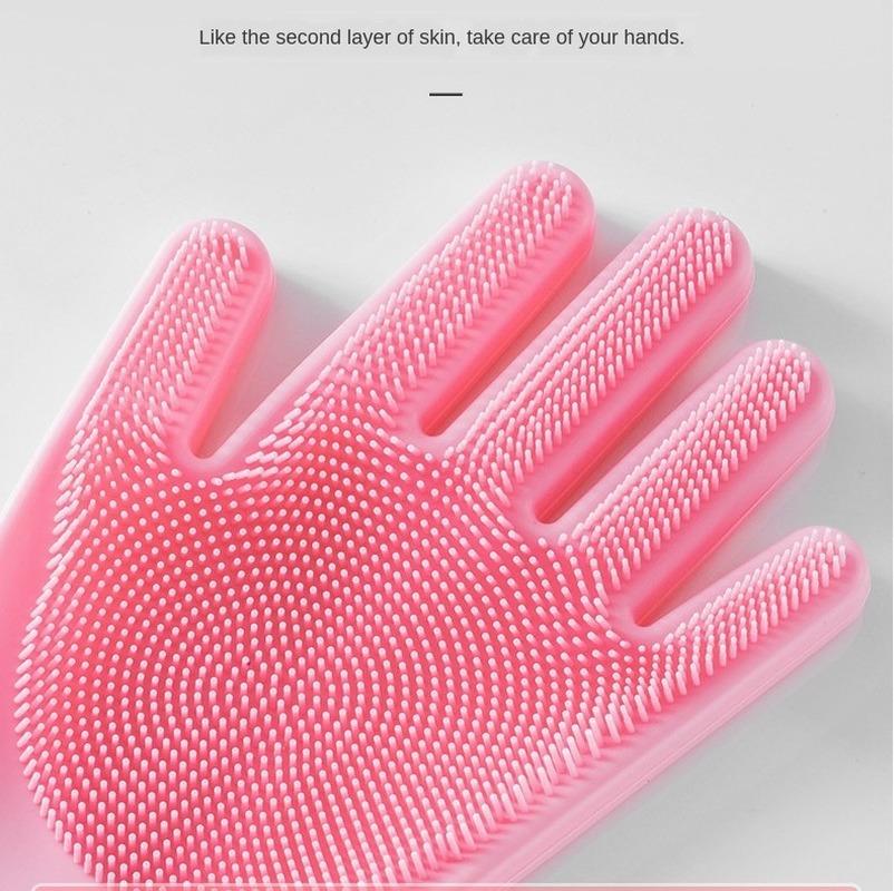 Rubber Dishwashing Gloves Waterproof Cleaning Artifact for Female Housework Silicone Durable Kitchen Scrubbing Washing Clothes
Rubber Dishwashing Gloves Waterproof Cleaning Artifact for Female Housework Silicone Durable Kitchen Scrubbing Washing Clothes