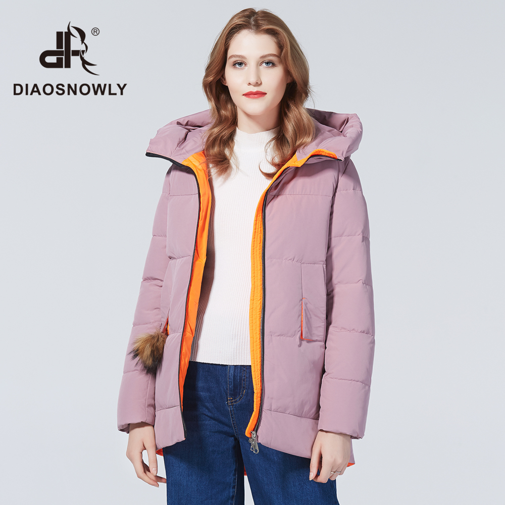 Diaosnowly jackets women winter short fashion woman parka thick coats women's clothing winter coat and jacket short female 201019