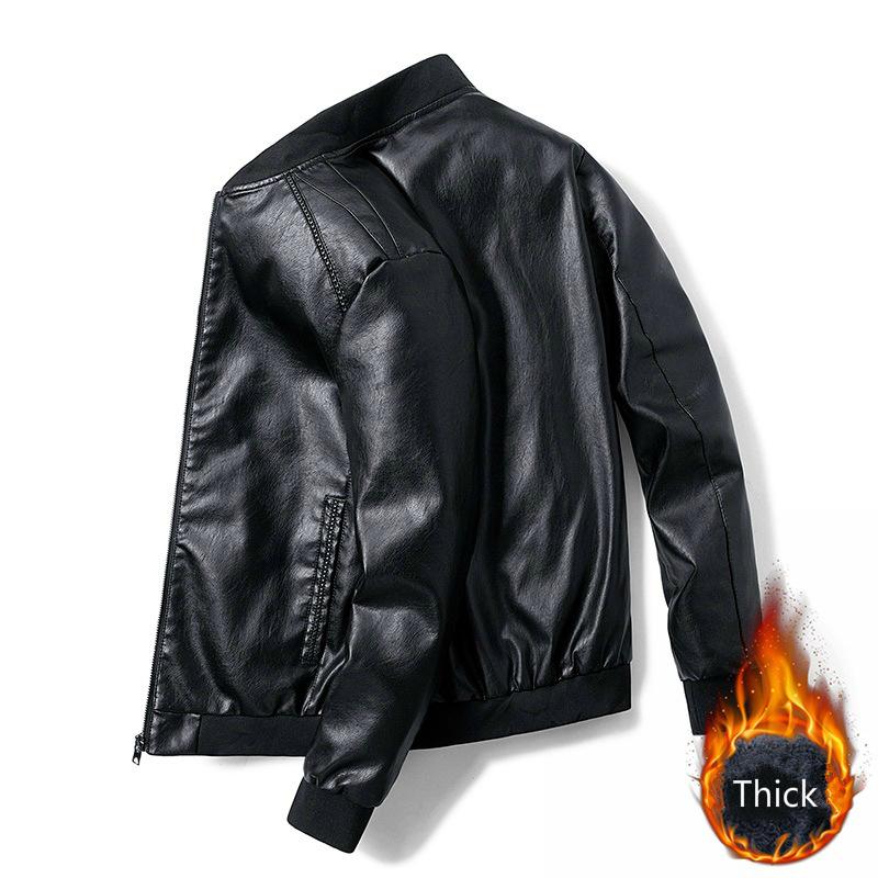 Mens PU Leather Jacket Autumn Winter Stand Collar Slim Faux Leather Coat Male Casual Black Thick Oversized Motorcycle Jacket 8xl
Mens PU Leather Jacket Autumn Winter Stand Collar Slim Faux Leather Coat Male Casual Black Thick Oversized Motorcycle Jacket 8xl