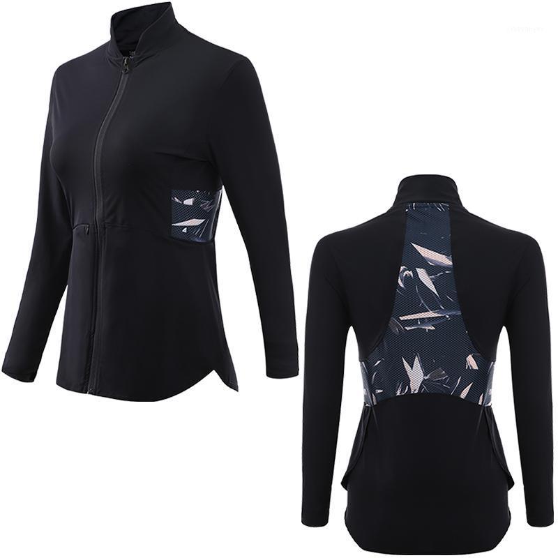 Women Gym Jackets Running Long Sleeve Sport Outdoor Zipper Sweatshirts Breathable Workout Top Print Yoga Coat 20201, Black
Women Gym Jackets Running Long Sleeve Sport Outdoor Zipper Sweatshirts Breathable Workout Top Print Yoga Coat 20201, Black