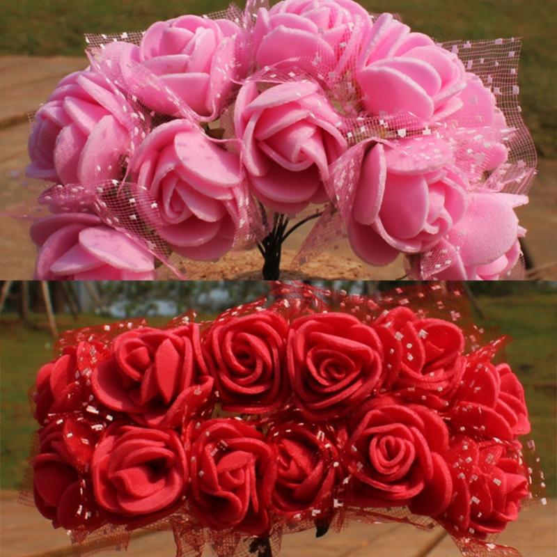 New 60pcs Mini Foam Rose Artificial Flower Bouquet Multicolor Rose Wedding Flower Party Decoration Scrapbooking Fake, Red
New 60pcs Mini Foam Rose Artificial Flower Bouquet Multicolor Rose Wedding Flower Party Decoration Scrapbooking Fake, Red