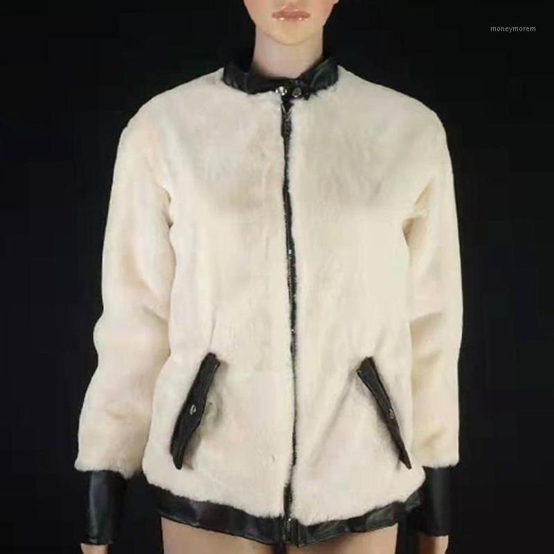 Faux Fur Coat Plus Size Women Autumn Winter Fluffy 2019 Plush Coat Solid O Neck Long Sleeve Zipper Slim Warm Soft Outwear1, White 
Faux Fur Coat Plus Size Women Autumn Winter Fluffy 2019 Plush Coat Solid O Neck Long Sleeve Zipper Slim Warm Soft Outwear1, White