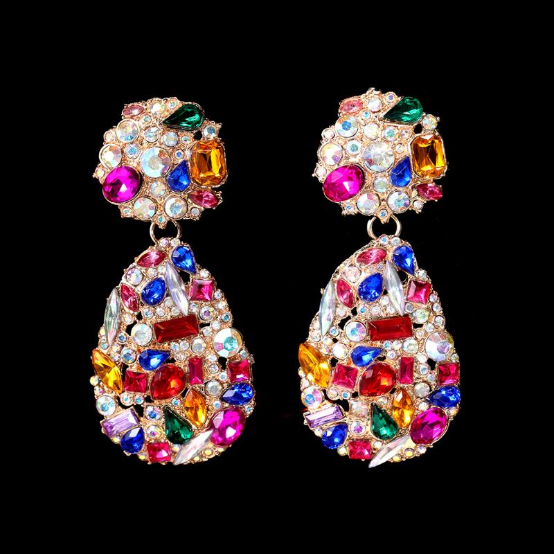 Dangle & Chandelier Huitan Hyperbole Party Earrings For Women Colorful Gorgeous Female Accessories Vintage Lady's Drop Earring Fashion Jewel
Dangle & Chandelier Huitan Hyperbole Party Earrings For Women Colorful Gorgeous Female Accessories Vintage Lady's Drop Earring Fashion Jewel