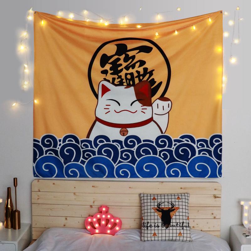 Japanese Lucky Cat Hanging Cloth Tapestry Blanket Background Cloth Beach Towel Household Hanging Picture Decorative Tablecloth
Japanese Lucky Cat Hanging Cloth Tapestry Blanket Background Cloth Beach Towel Household Hanging Picture Decorative Tablecloth