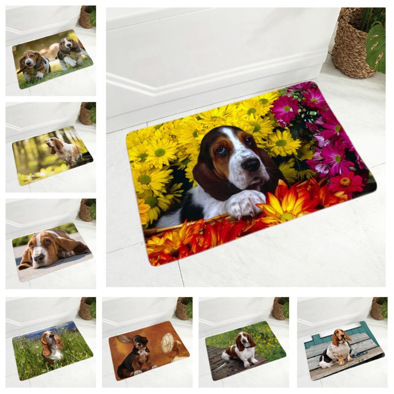 Cute Pet Basset Hound Dog Floor Door Mat for Hallway Kitchen Room Decor Pet Animal Doormat Non-Slip Soft Flannel 40x60cm Rug, 19
Cute Pet Basset Hound Dog Floor Door Mat for Hallway Kitchen Room Decor Pet Animal Doormat Non-Slip Soft Flannel 40x60cm Rug, 19