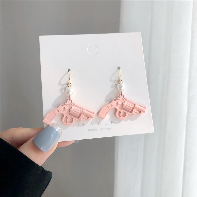 Yangliujia Metal Pistol Pink Earrings Fashion Joker Lovely Fun Wacky Sweet Girl Ear Clip Women Jewelry Gift Party Accessories
Yangliujia Metal Pistol Pink Earrings Fashion Joker Lovely Fun Wacky Sweet Girl Ear Clip Women Jewelry Gift Party Accessories