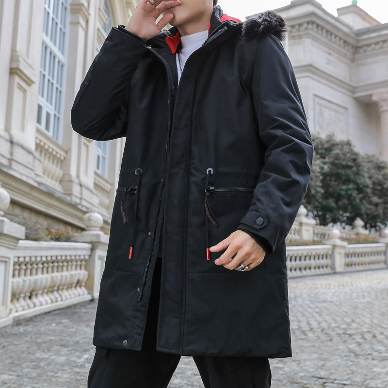 New Brand Winter Coat Men Hooded Fur Collar Long Thick Cotton Parkas Jacket Pockets Outwear Waterproof Jackets Parka Warm, Black
New Brand Winter Coat Men Hooded Fur Collar Long Thick Cotton Parkas Jacket Pockets Outwear Waterproof Jackets Parka Warm, Black