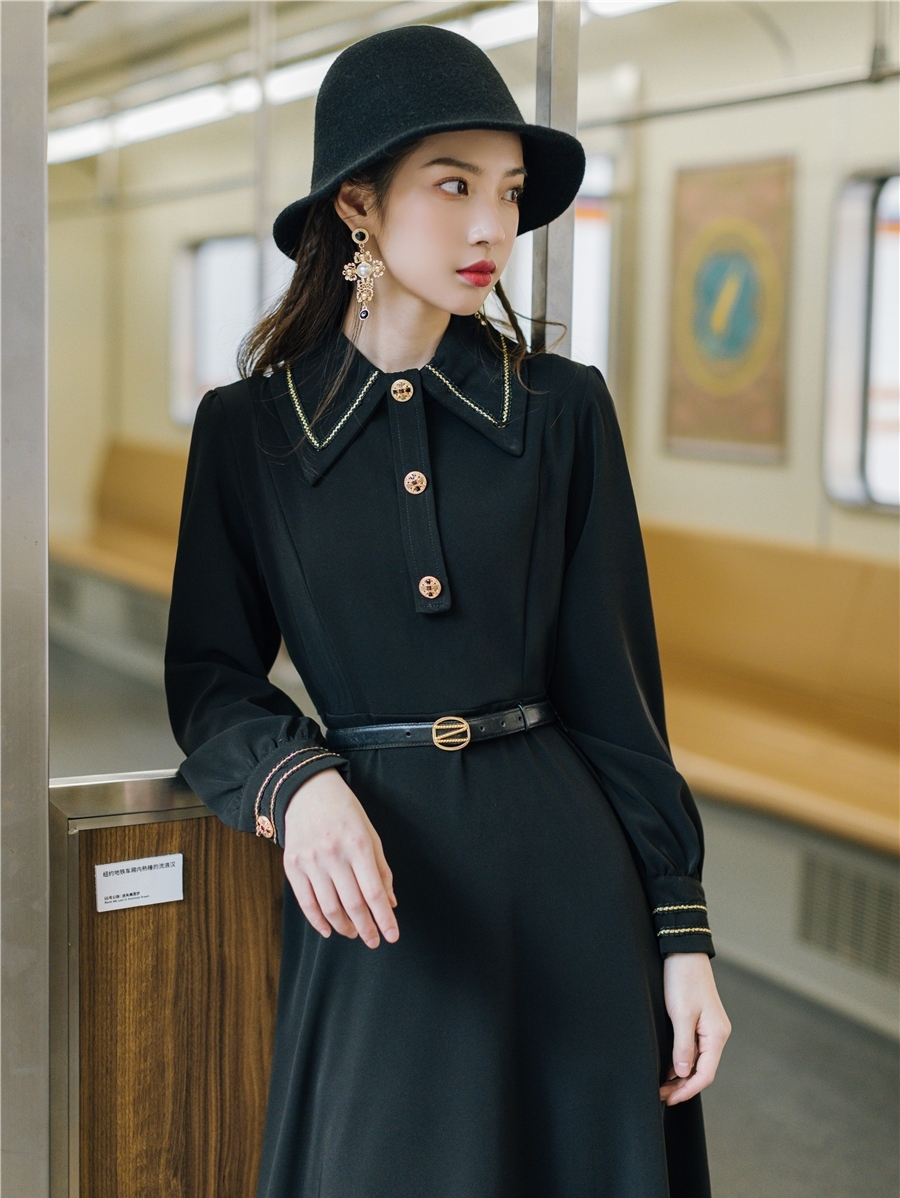 Black Vintage Long Female Mid-calf Shirt with Lady Stripes Office Adjustment and Extension Dress 2021 Spring D0la, Green
Black Vintage Long Female Mid-calf Shirt with Lady Stripes Office Adjustment and Extension Dress 2021 Spring D0la, Green