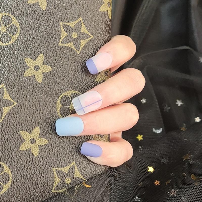 2021 ins spring new mid long flat head super white haze grey blue fake nail patch nail salon supplies and tools art, Glue money
2021 ins spring new mid long flat head super white haze grey blue fake nail patch nail salon supplies and tools art, Glue money