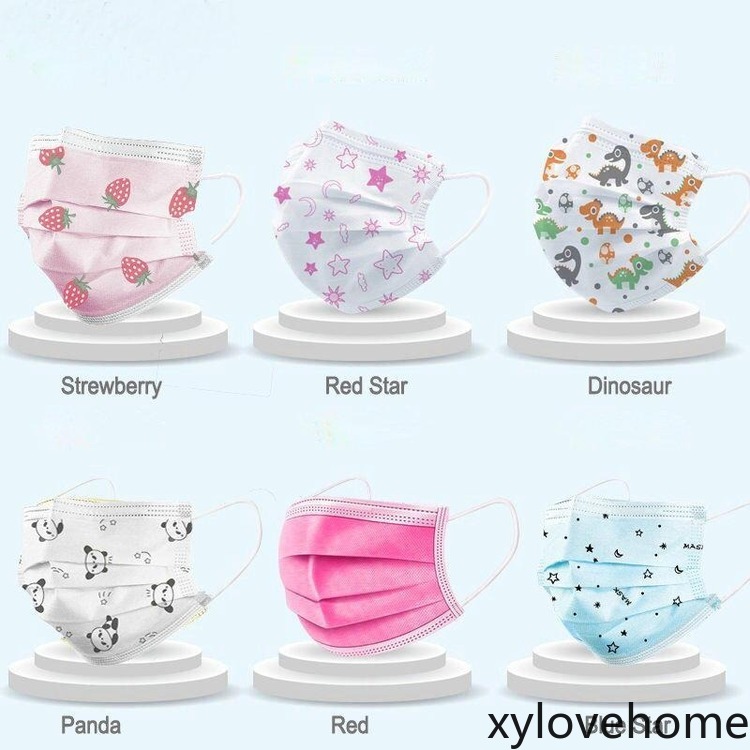 Kids Facemask 10pcs/pack Designer Masks Fashion Adults Mouth Cover Children 3Layers Disposable Dustproof Protective Cartoon Print Respirator
Kids Facemask 10pcs/pack Designer Masks Fashion Adults Mouth Cover Children 3Layers Disposable Dustproof Protective Cartoon Print Respirator