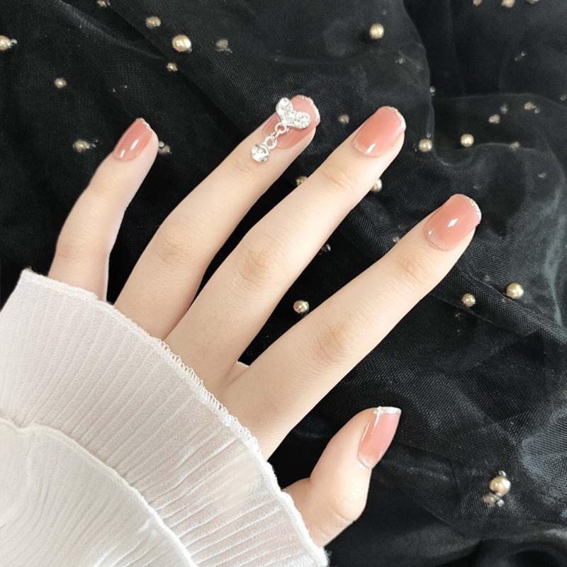 24pcs decorated false nails Bean paste powder Phnom Penh Love Pendant wear finished nail tablet False nail removable Manicure DL, As show
24pcs decorated false nails Bean paste powder Phnom Penh Love Pendant wear finished nail tablet False nail removable Manicure DL, As show