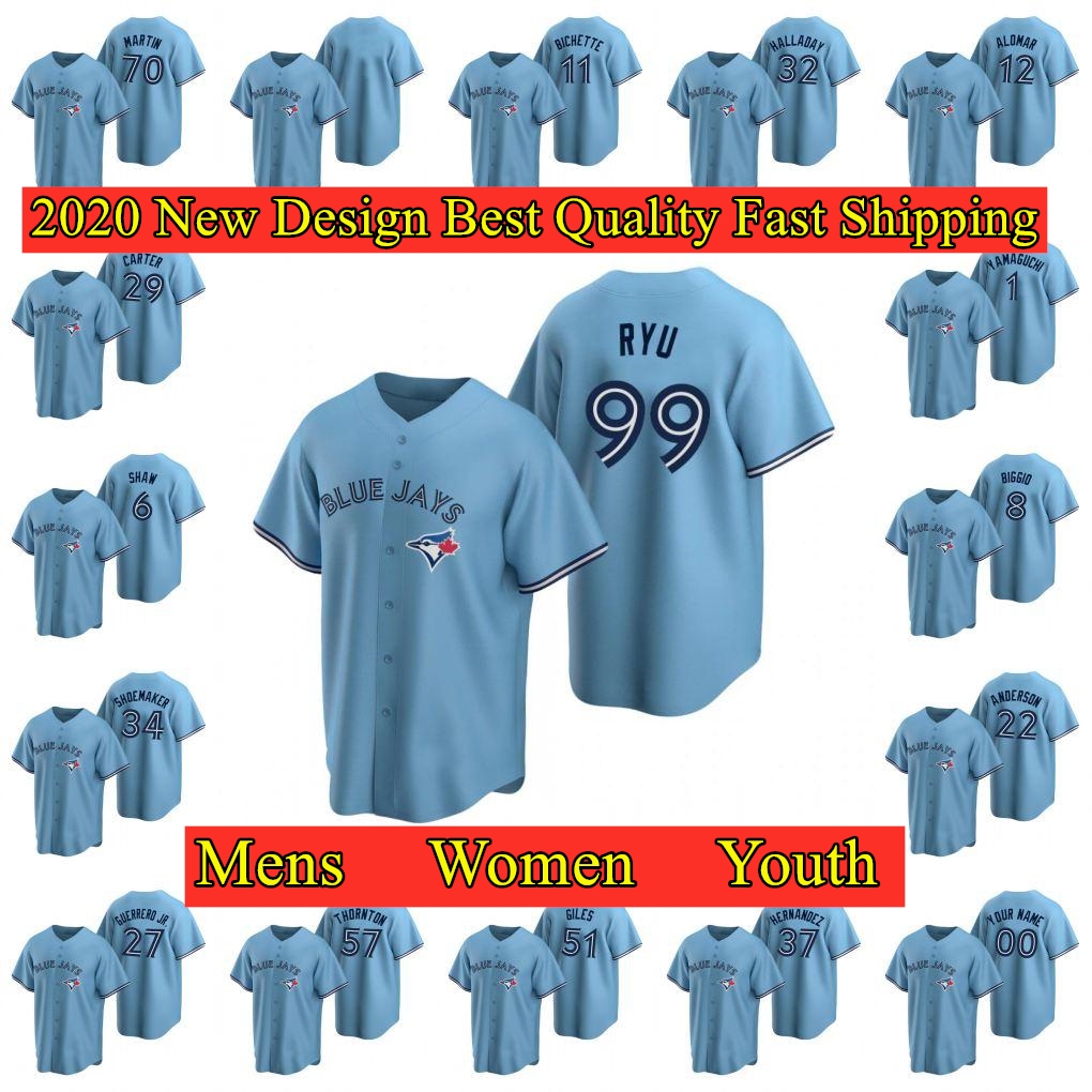 27 Vladimir Guerrero Jr. 99 Hyun-Jin Ryu 11 Bo Bichette Custom Women Youth Baseball Jersey
27 Vladimir Guerrero Jr. 99 Hyun-Jin Ryu 11 Bo Bichette Custom Women Youth Baseball Jersey