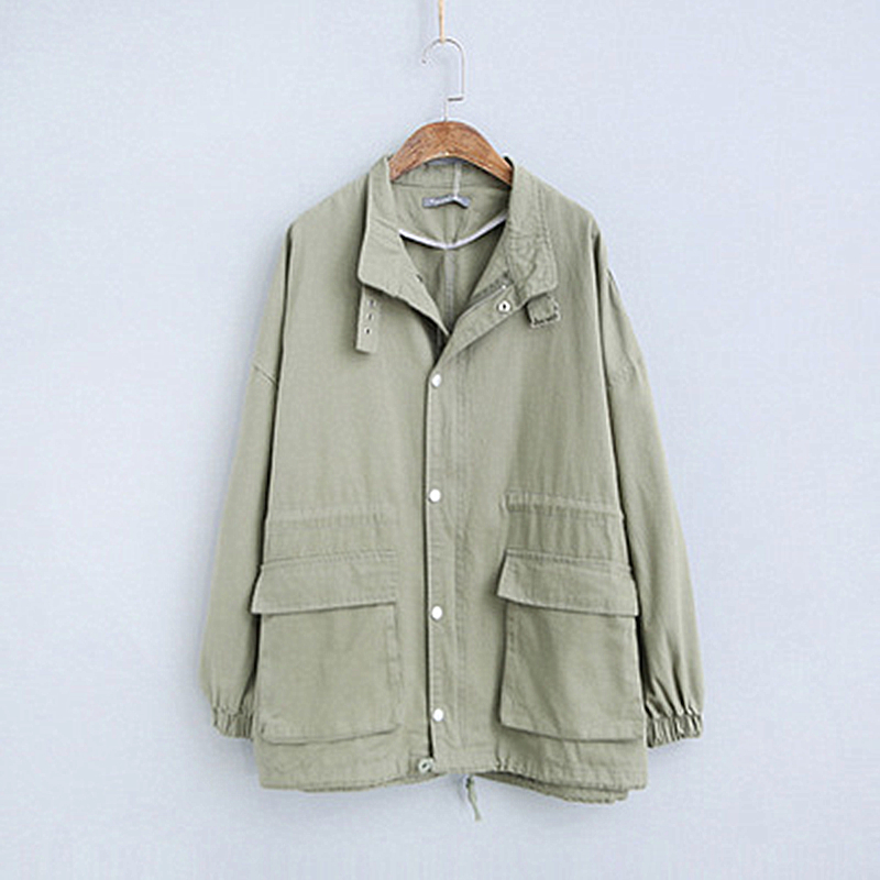 Big Release Joker-neck Pocket 2020 Spring New Drawstring Plain Color Solid Jacket Straight W5yk NDGY, Yellow.
Big Release Joker-neck Pocket 2020 Spring New Drawstring Plain Color Solid Jacket Straight W5yk NDGY, Yellow.