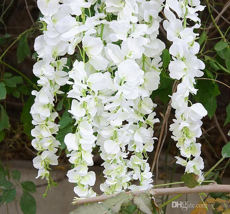1.8M Elegant white Artificial Silk Flower Wisteria Vine Rattan For Wedding Centerpieces Decoration Bouquet Garland Home Ornament, Beige
1.8M Elegant white Artificial Silk Flower Wisteria Vine Rattan For Wedding Centerpieces Decoration Bouquet Garland Home Ornament, Beige