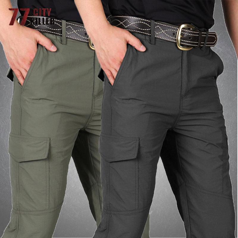 Cargo Pants Men Summer Quick Dry Multi-Pockets Tactical Trousers Male Outdoor Sports Hiking Climbing Loose Mens Pants, Gray
Cargo Pants Men Summer Quick Dry Multi-Pockets Tactical Trousers Male Outdoor Sports Hiking Climbing Loose Mens Pants, Gray