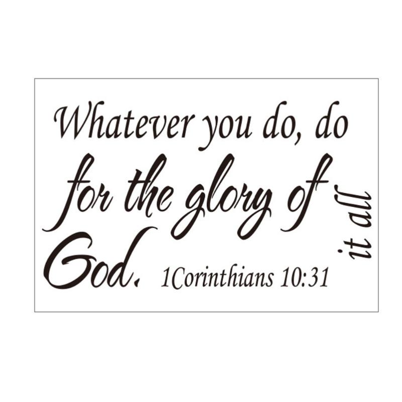 Quotes Wall Sticker Wallpaper Wall Decal Room Decoration Background Sticker