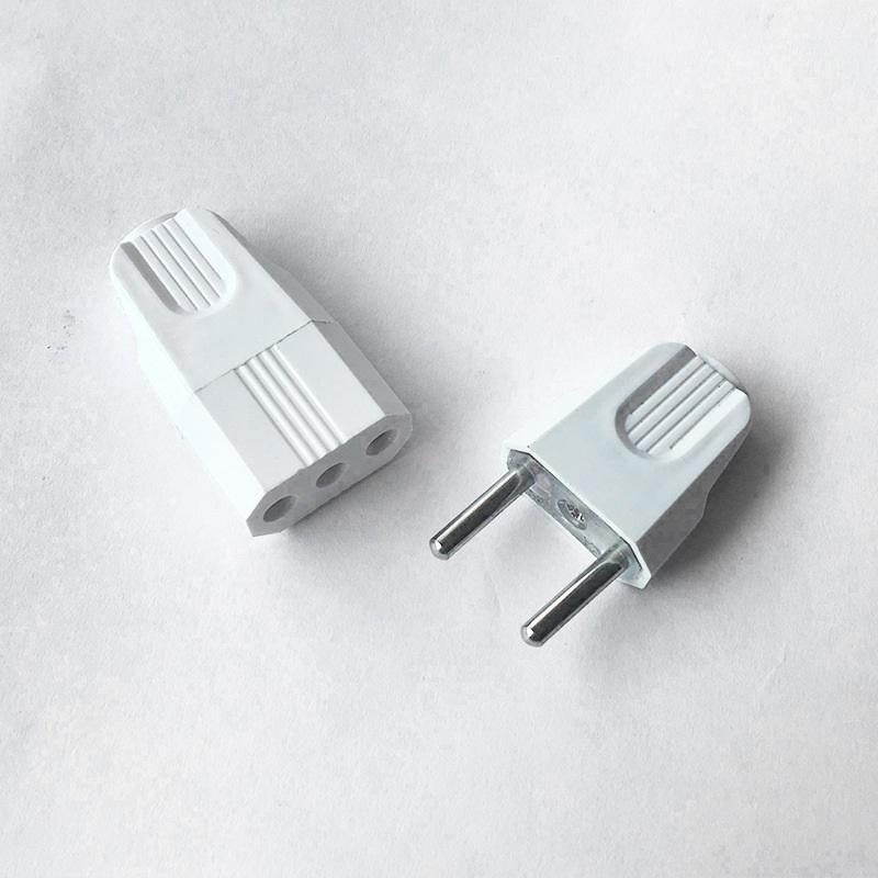 Euro plug 4.0mm Bu Electrical Plug Socket Power Connector Cable Cord Female Male Converter Adaptor 10A 220V1
Euro plug 4.0mm Bu Electrical Plug Socket Power Connector Cable Cord Female Male Converter Adaptor 10A 220V1