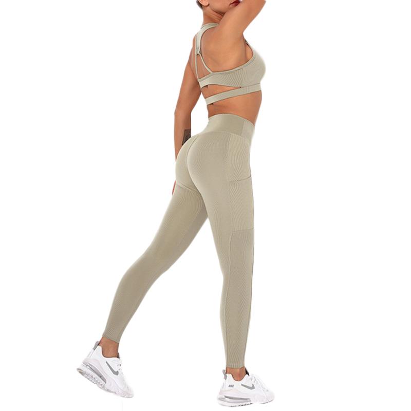 custom logo Wholesale Women Solid Color Blank Gym Apparel Fitness Wear women Seamless 2021 Yoga Set Manufacturer, Beige
custom logo Wholesale Women Solid Color Blank Gym Apparel Fitness Wear women Seamless 2021 Yoga Set Manufacturer, Beige