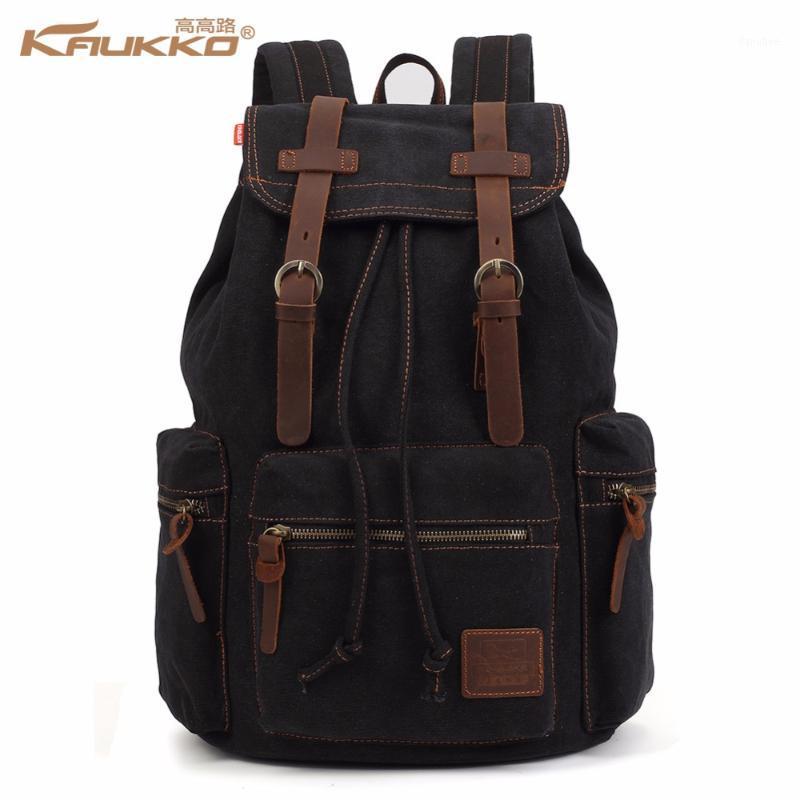 Backpack Kaukko Men's Vintage Canvas Leather Backpacks With Drawstring Women Travel Bag Large Capacity Computer Laptop Top School Bags1, Black
Backpack Kaukko Men's Vintage Canvas Leather Backpacks With Drawstring Women Travel Bag Large Capacity Computer Laptop Top School Bags1, Black