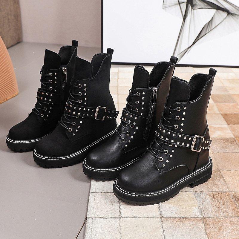 Womens Boots Shoes Metal Buckle British Style Boots Feminine Comfortable Footwear Elegant Female Booties Botas De Mujer1, Black
Womens Boots Shoes Metal Buckle British Style Boots Feminine Comfortable Footwear Elegant Female Booties Botas De Mujer1, Black