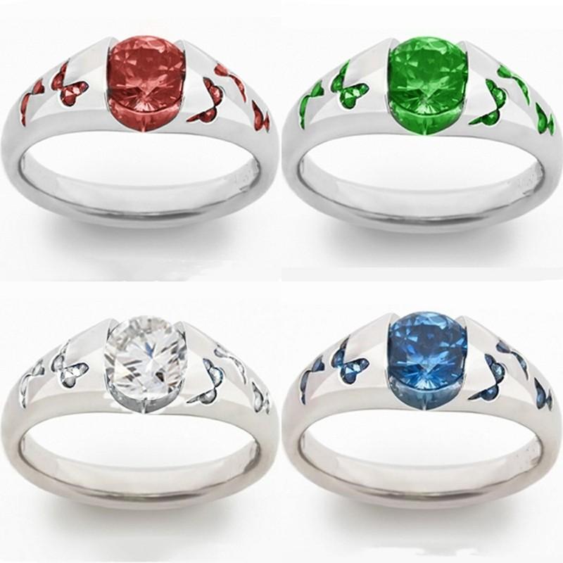 Butterfly Inlay Crystal Gemstone Rings Jewelry Women Plated Silver Ring Fashion Elegant Valentines Day Gifts Multicolor
Butterfly Inlay Crystal Gemstone Rings Jewelry Women Plated Silver Ring Fashion Elegant Valentines Day Gifts Multicolor