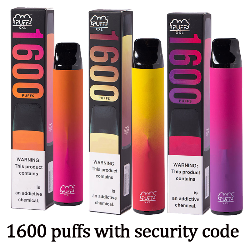High Quality Puff XXL Disposable Vape Pen 1600puffs Pre-Filled vapors Empty Cartridges Portable eCigs device
High Quality Puff XXL Disposable Vape Pen 1600puffs Pre-Filled vapors Empty Cartridges Portable eCigs device