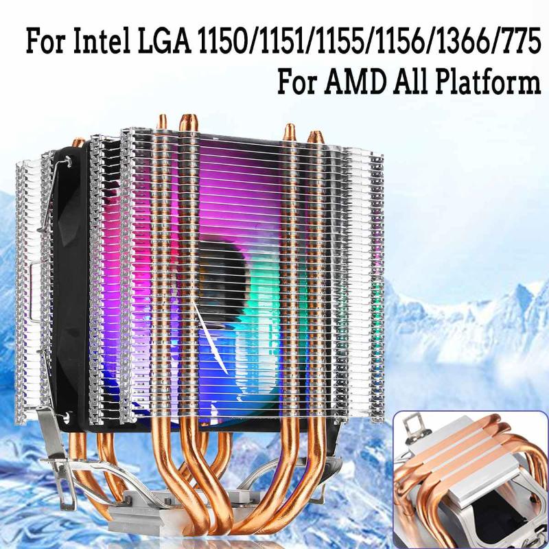 4pin LED CPU Cooler Fan 4 Heatpipe Dual Tower 12V Cooler Cooling Fan Heat Sink for Intel LAG 1155 1156 775 AMD Socket AM3/AM2
4pin LED CPU Cooler Fan 4 Heatpipe Dual Tower 12V Cooler Cooling Fan Heat Sink for Intel LAG 1155 1156 775 AMD Socket AM3/AM2