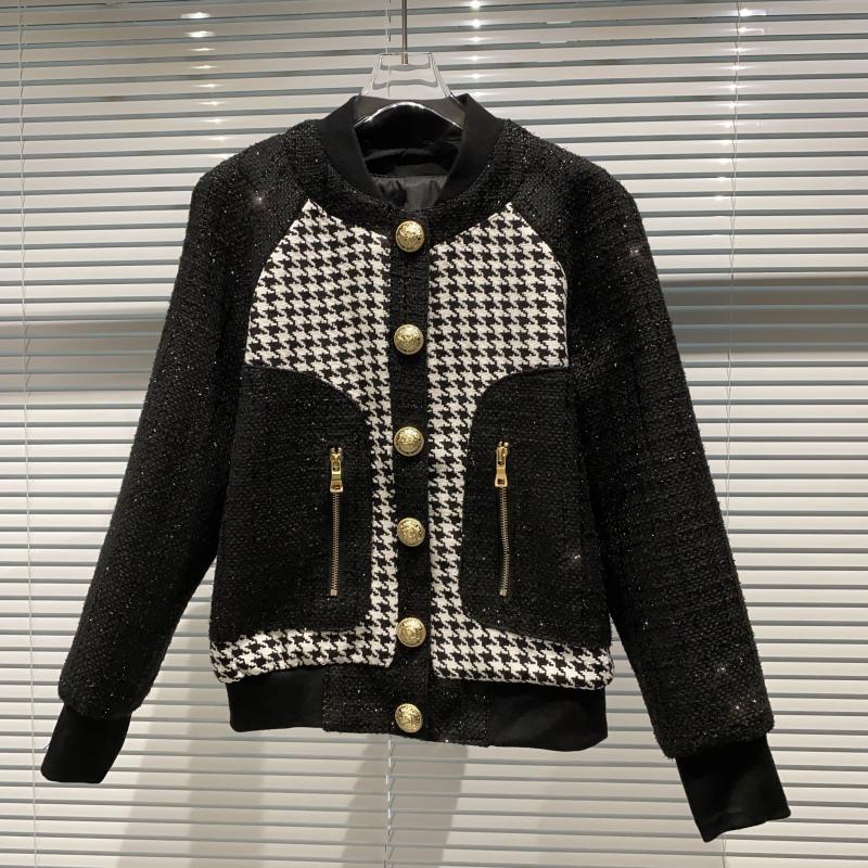 2020 New Gold Zipper in Case of Tweed Amendment Short Paragraph Jacket Isvh, See chart 
2020 New Gold Zipper in Case of Tweed Amendment Short Paragraph Jacket Isvh, See chart